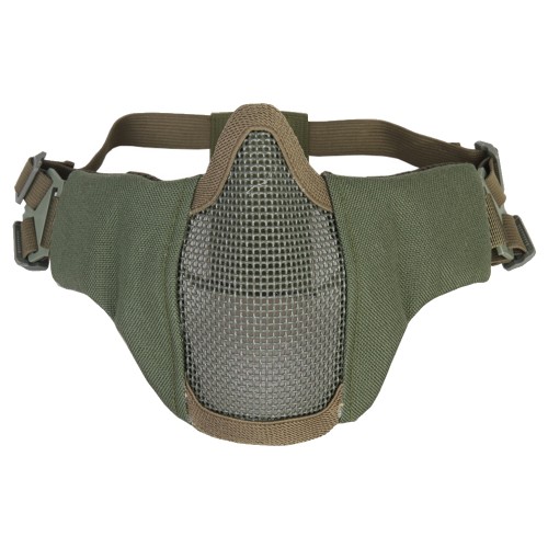 EMERSONGEAR HALF FACE MASK WITH STEEL MESH OLIVE DRAB (BD-6644OD)