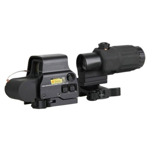 BIG DRAGON COMPACT RED DOT WITH 3X MAGNIFIER BLACK (BD-9126)