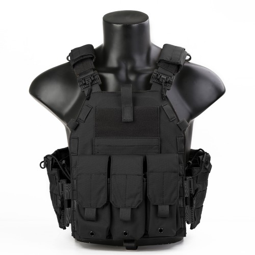 EMERSONGEAR QUICK DETACH PLATE CARRIER BLACK (EM7405B)