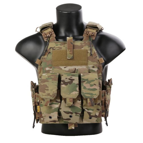 EMERSONGEAR PLATE CARRIER CON SGANCIO RAPIDO MULTICAM (EM7405MC)