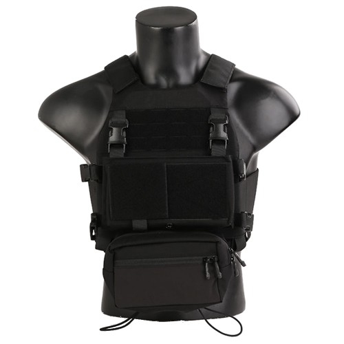 EMERSONGEAR COMBAT TACTICAL VEST CON CHEST RIG NERO (EM7407B)