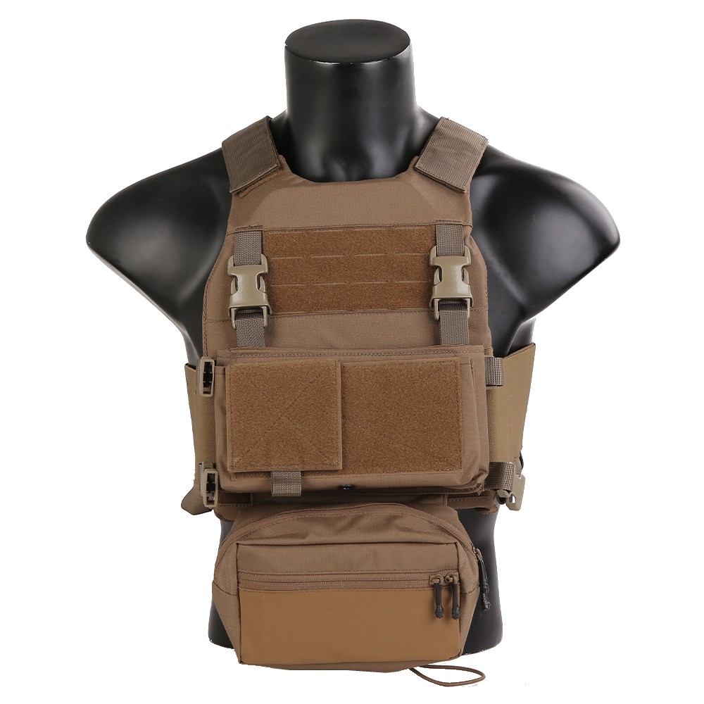 EMERSONGEAR COMBAT TACTICAL VEST WITH CHEST RIG COYOTE BROWN