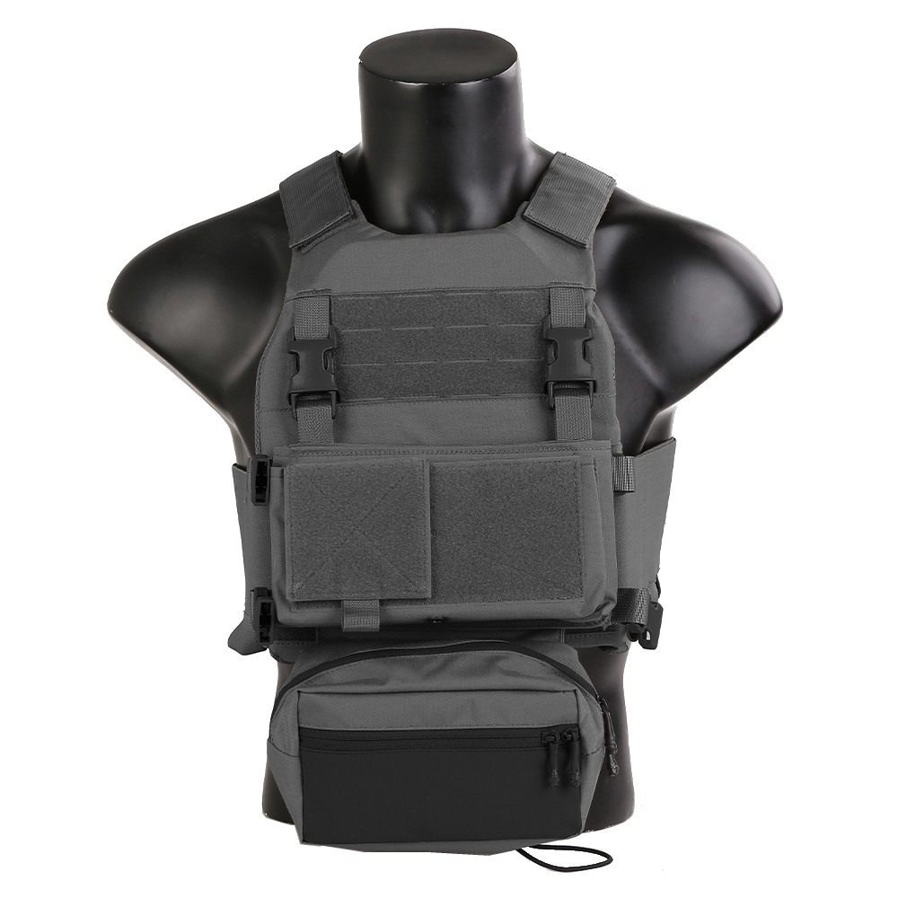 EMERSONGEAR COMBAT TACTICAL VEST WITH CHEST RIG WOLF GRAY