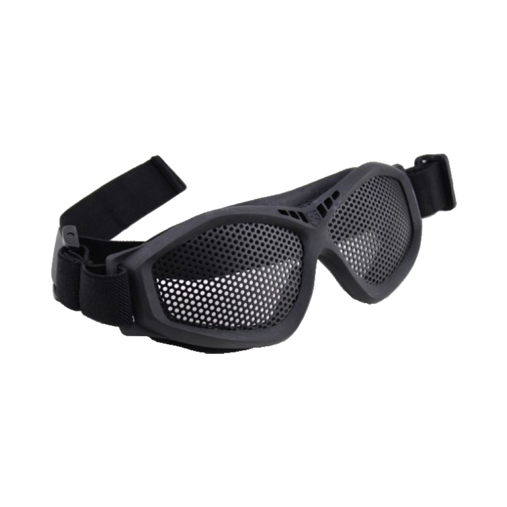 WOSPORT STEEL MESH GLASSES BLACK (EX-M74BK)