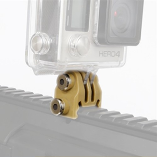 WOSPORT SUPPORTO PER GO PRO SU SLITTA 22MM TAN (WO-GO33T)