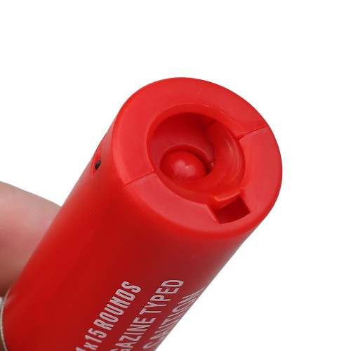 WOSPORT SHOTGUN SHELL MAGAZINE 1X15 - 6 PIECES RED (WO-EX15RED)