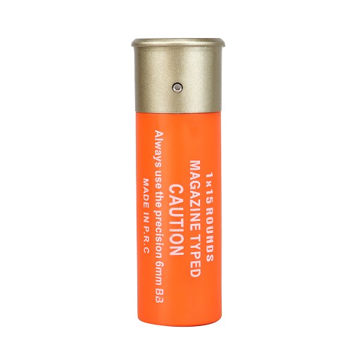 WOSPORT SHOTGUN SHELL MAGAZINE 1X15 - 6 PIECES ORANGE (WO-EX15AR)