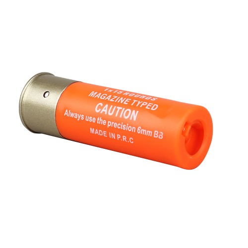 WOSPORT SHOTGUN SHELL MAGAZINE 1X15 - 6 PIECES ORANGE (WO-EX15AR)