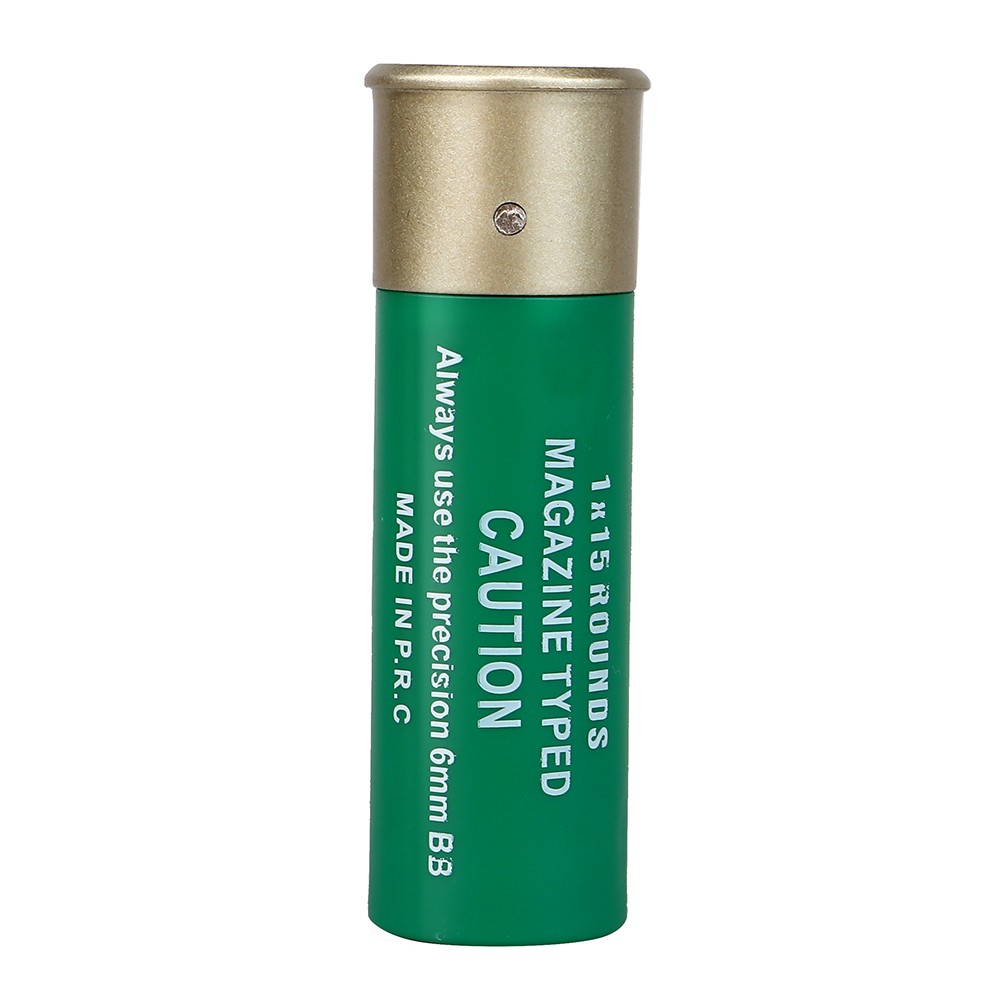 WOSPORT SHOTGUN SHELL MAGAZINE 1X15 - 6 PIECES GREEN (WO-EX15V)