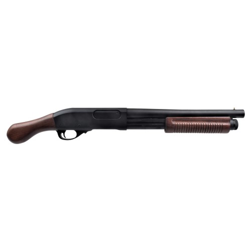GOLDEN EAGLE PUMP ACTION GAS RIFLE SHORT REAL WOOD (GE-M870SW)