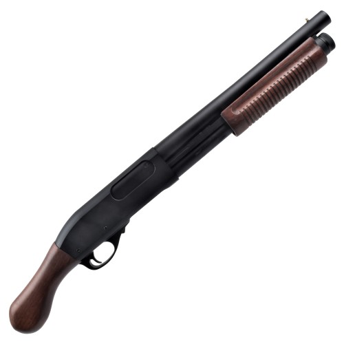 GOLDEN EAGLE PUMP ACTION GAS RIFLE SHORT REAL WOOD (GE-M870SW)