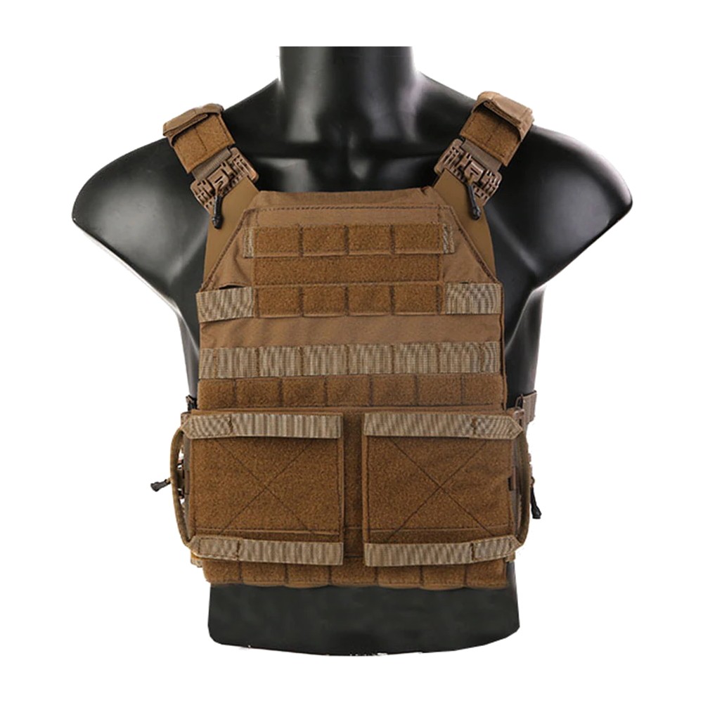 EMERSONGEAR BLUE LABEL QUICK DETACH JUMPER PLATE CARRIER 2.0 COYOTE BROWN (EMB7403CB)