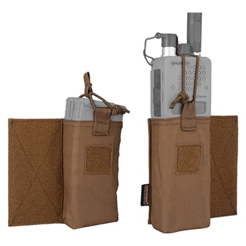 EMERSONGEAR SET 2x RADIO/MAGAZINE POUCHES COYOTE BROWN (EM8333CB)