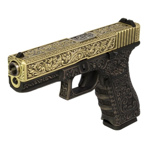 WE PISTOLA A GAS G17 CLASSIC FLORAL PATTERN BRONZE (WG01FB)