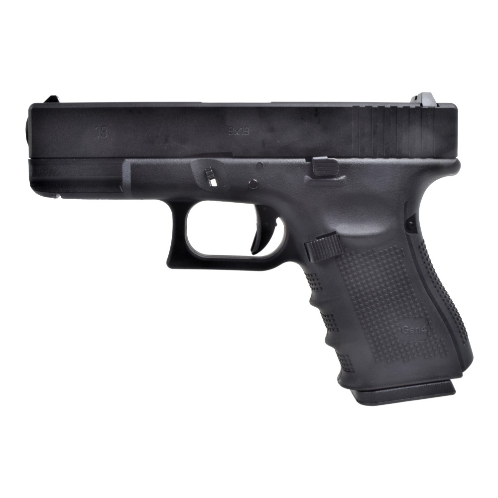 WE GAS PISTOL G-19 BLACK (WG03B)
