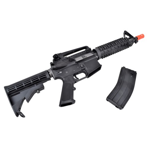 WE BLOWBACK GAS RIFLE M4 CQB BLACK (WRM2B)