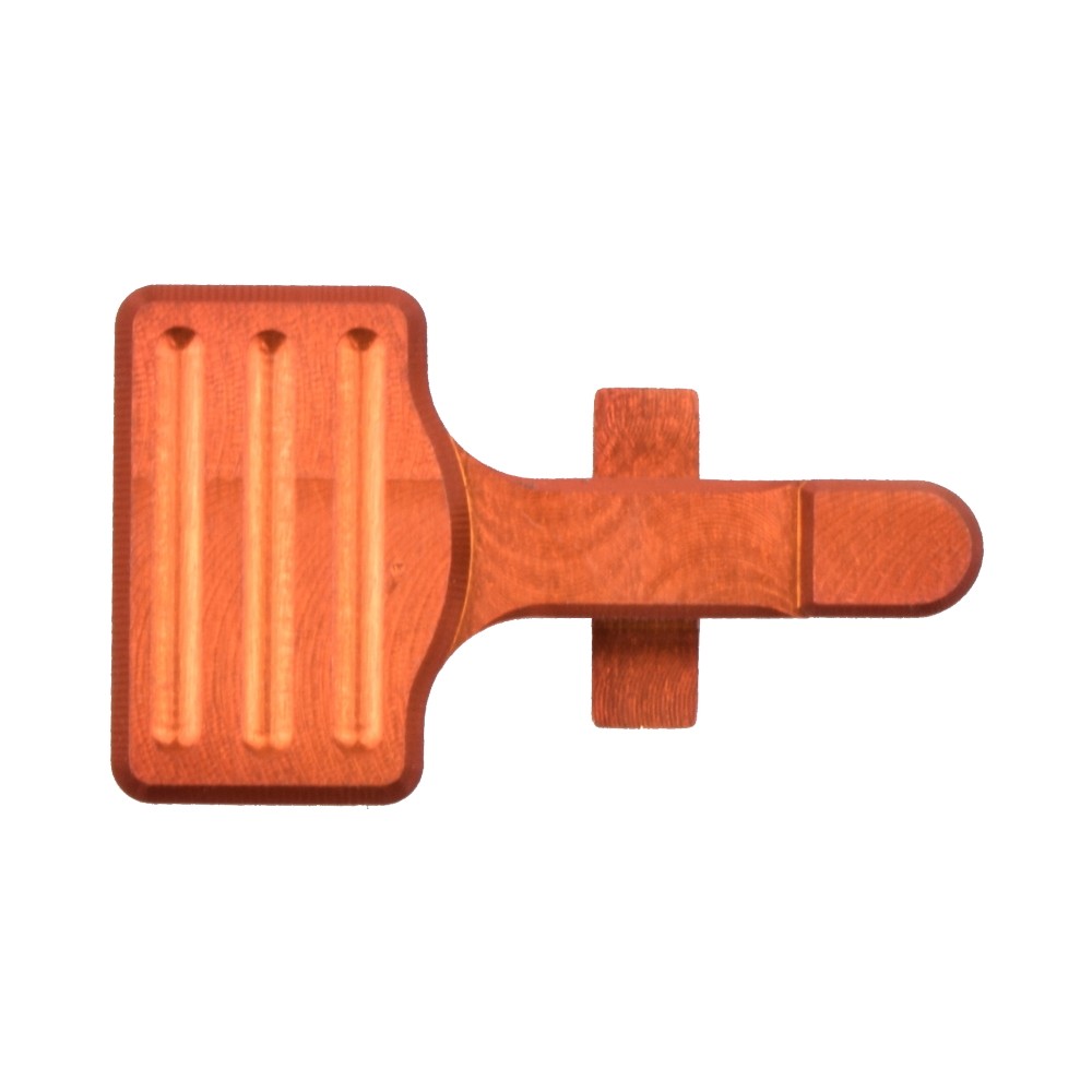 RETROARMS CNC BOLT CATCH AR15 TYPE B ORANGE (RA-6864)