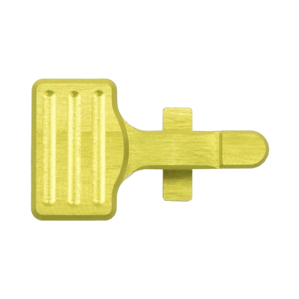 RETROARMS BOLT CATCH CNC AR15 TIPO B GIALLO (RA-6863)