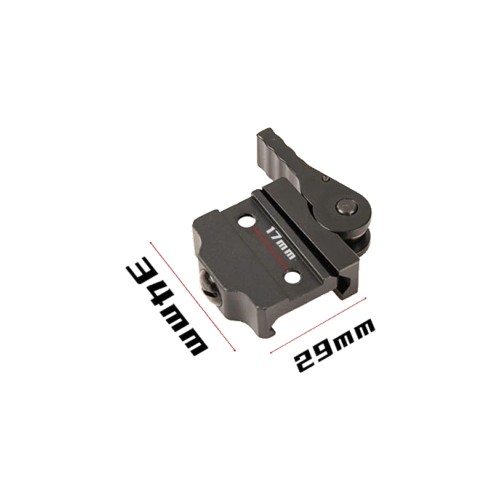 WADSN QD METAL MOUNT FOR DBAL-A2 BLACK (WDX032)