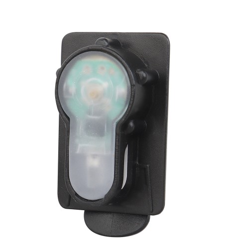 WOSPORT CLIP-ON SIGNAL LIGHT BLUE WITH BLACK FRAME (WO-LT02BB)