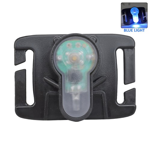 WOSPORT SIGNAL LIGHT BLUE FOR MOLLE SYSTEM WITH BLACK FRAME (WO-LT06BB)