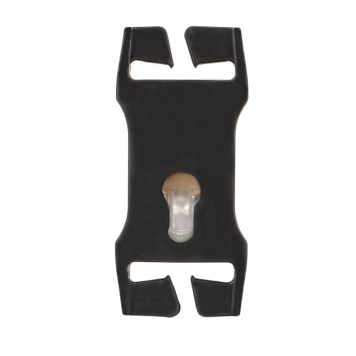 WOSPORT LUCE DI SEGNALAZIONE ROSSA PER CINTURE DA 2,5cm CON SUPPORTO NERO (WO-LT07BR)