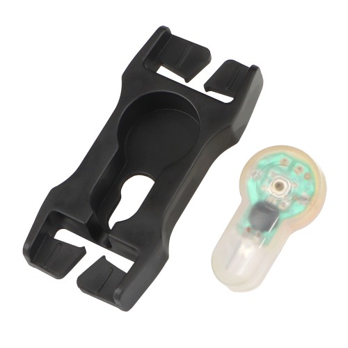 WOSPORT LUCE DI SEGNALAZIONE ROSSA PER CINTURE DA 2,5cm CON SUPPORTO NERO (WO-LT07BR)