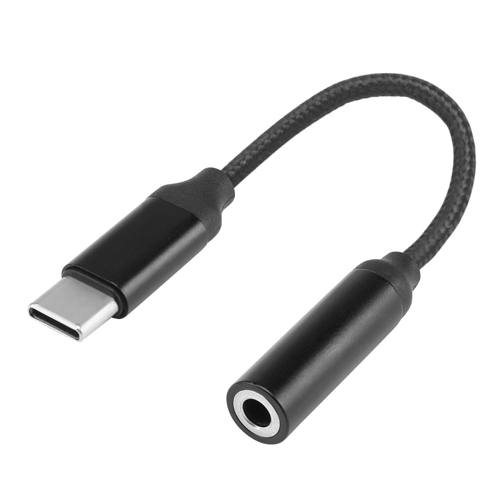 WOSPORT ADATTATORE DA USB-C A JACK AUDIO 3,5mm NERO (WO-HD04B)