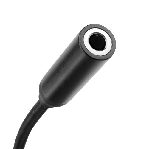 WOSPORT ADAPTER FROM USB-C TO 3.5mm JACK AUDIO CABLE BLACK (WO-HD04B)