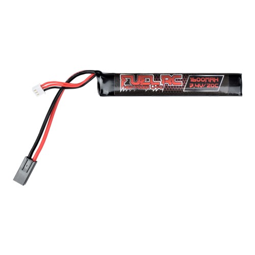 FUEL Li-Po BATTERY 7.4v x 1600mAh STICK (FL-7.4X1600L)