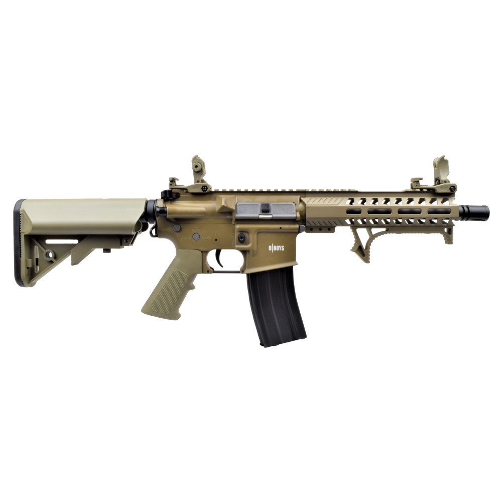 D|BOYS ELECTRIC RIFLE M4 8" METAL VERSION DARK EARTH (7301M-T)