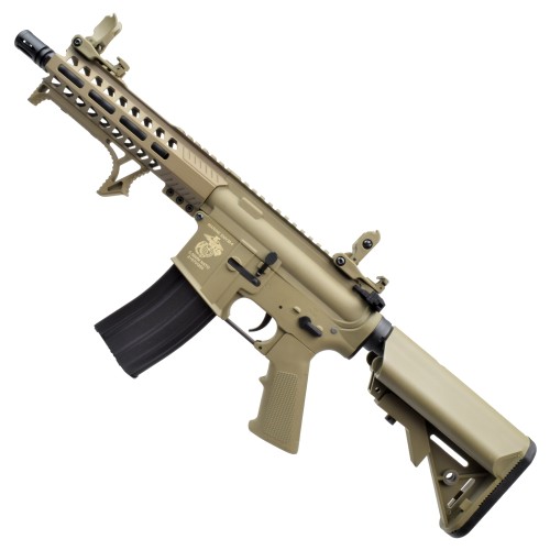 D|BOYS ELECTRIC RIFLE M4 8" POLYMER VERSION DARK EARTH (7301-T)