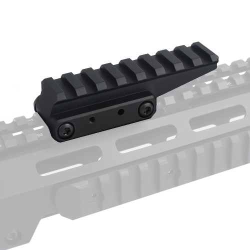 AIM-0 8 SLOTS 20MM RISER RAIL BLACK (AO9034-B)