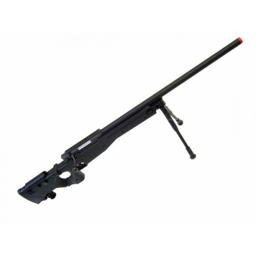 WELL SNIPER BOLT ACTION RIFLE WITH BIPOD BLACK (MB08B)
