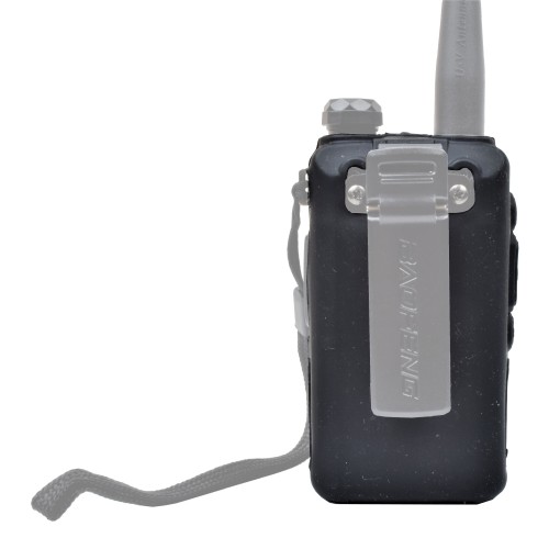 BAOFENG CUSTODIA IN GOMMA PER RADIO UV-5R NERA (BF-CASEBLACK)