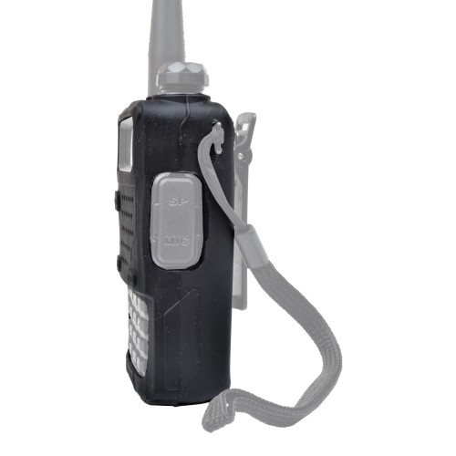 BAOFENG CUSTODIA IN GOMMA PER RADIO UV-5R NERA (BF-CASEBLACK)