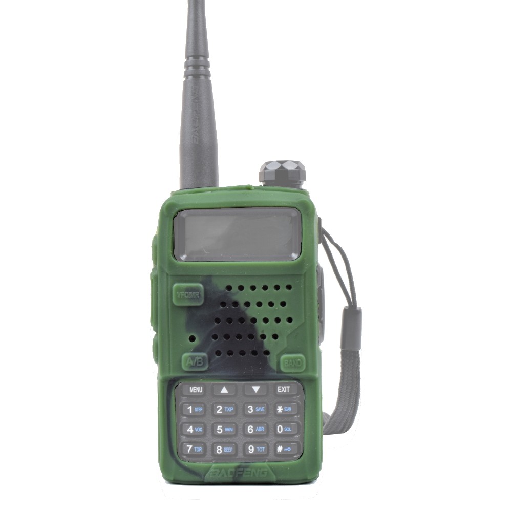 BAOFENG CUSTODIA IN GOMMA PER RADIO UV-5R CAMO (BF-CASECAMO)