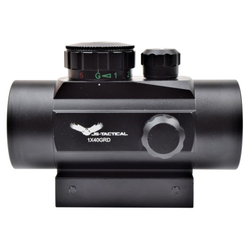 JS-TACTICAL RED DOT 40MM TUBE BLACK (JS-1X40GRD)