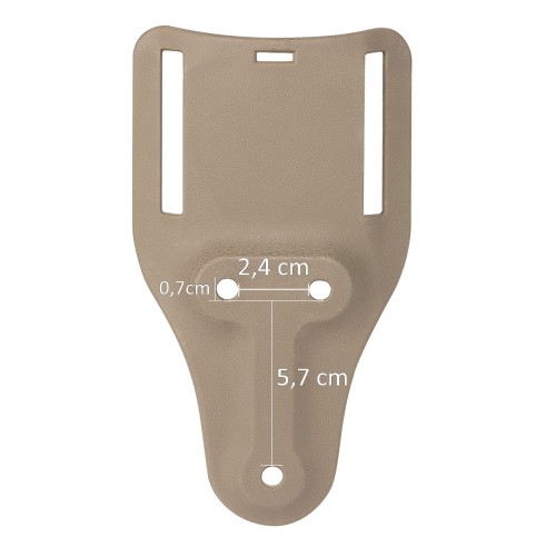 WOSPORT BELT ADAPTER FOR QUICK PULL HOLSTERS TAN (WO-GB55T)