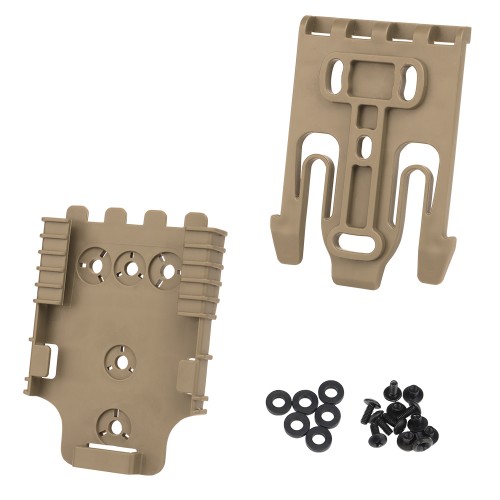 WOSPORT QD ADAPTER FOR QUICK PULL HOLSTERS TAN (WO-GBAC2T)