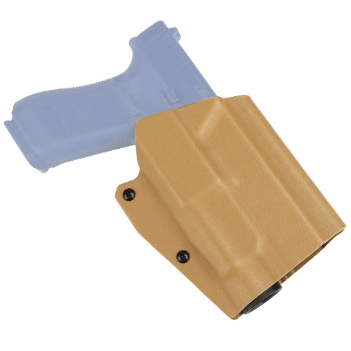 WOSPORT FONDINA RIGIDA QUICK PULL PER SERIE GLOCK TAN (WO-GB01T)