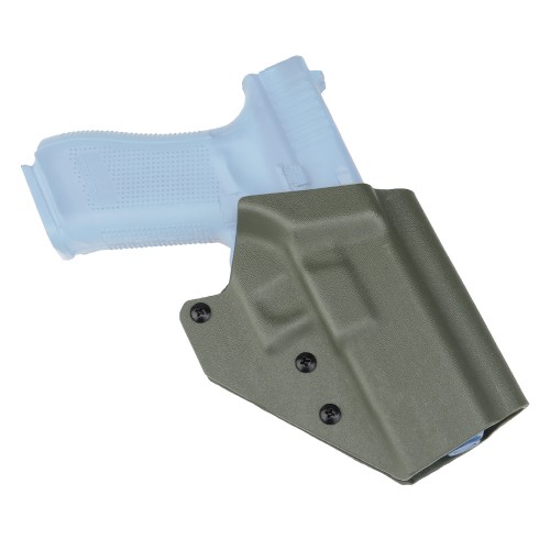 WOSPORT FONDINA KYDEX QUICK PULL PER SERIE GLOCK CON G-01 OLIVE DRAB (WO-GB07V)