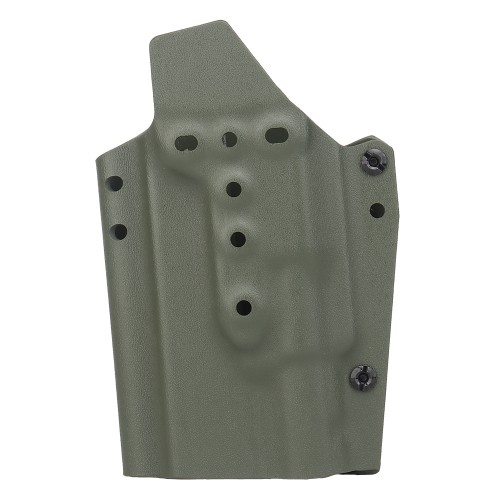 WOSPORT FONDINA KYDEX QUICK PULL PER SERIE GLOCK 17 OLIVE DRAB (WO-GB09V)