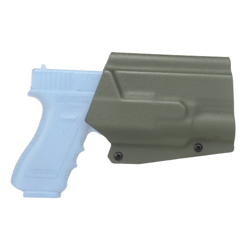 WOSPORT FONDINA KYDEX QUICK PULL PER SERIE GLOCK 17 OLIVE DRAB (WO-GB09V)