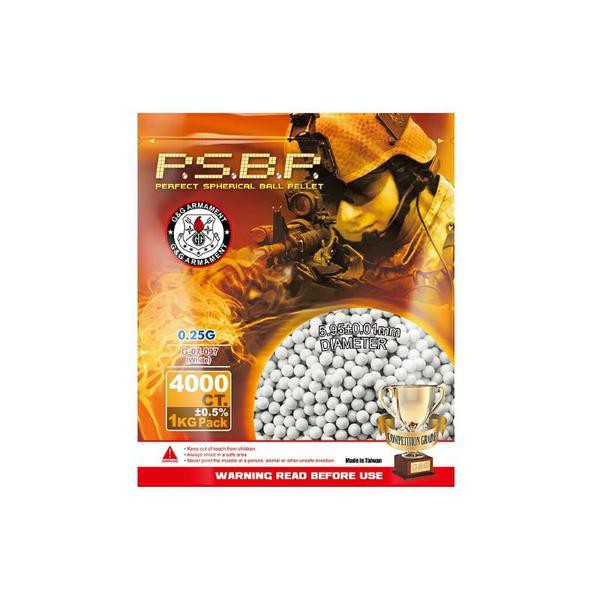 G&G ARMAMENT PSBP BALL PELLETS 0 25G WHITE (PERFECT 0.25)