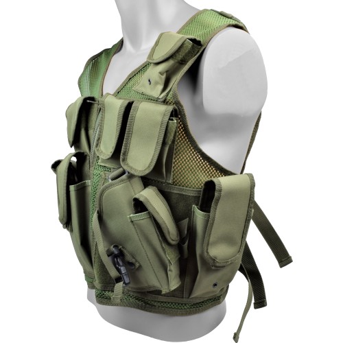 ROYAL TACTICAL VEST OLIVE DRAB (06557 GREEN)