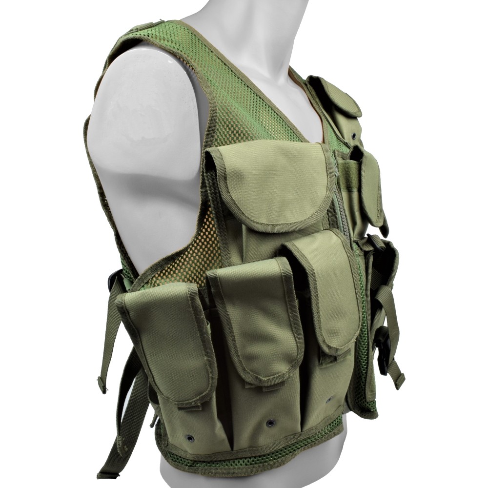 Tactical Vest For Men ROYAL TACTICAL VEST OLIVE DRAB (RP-81V) Fox