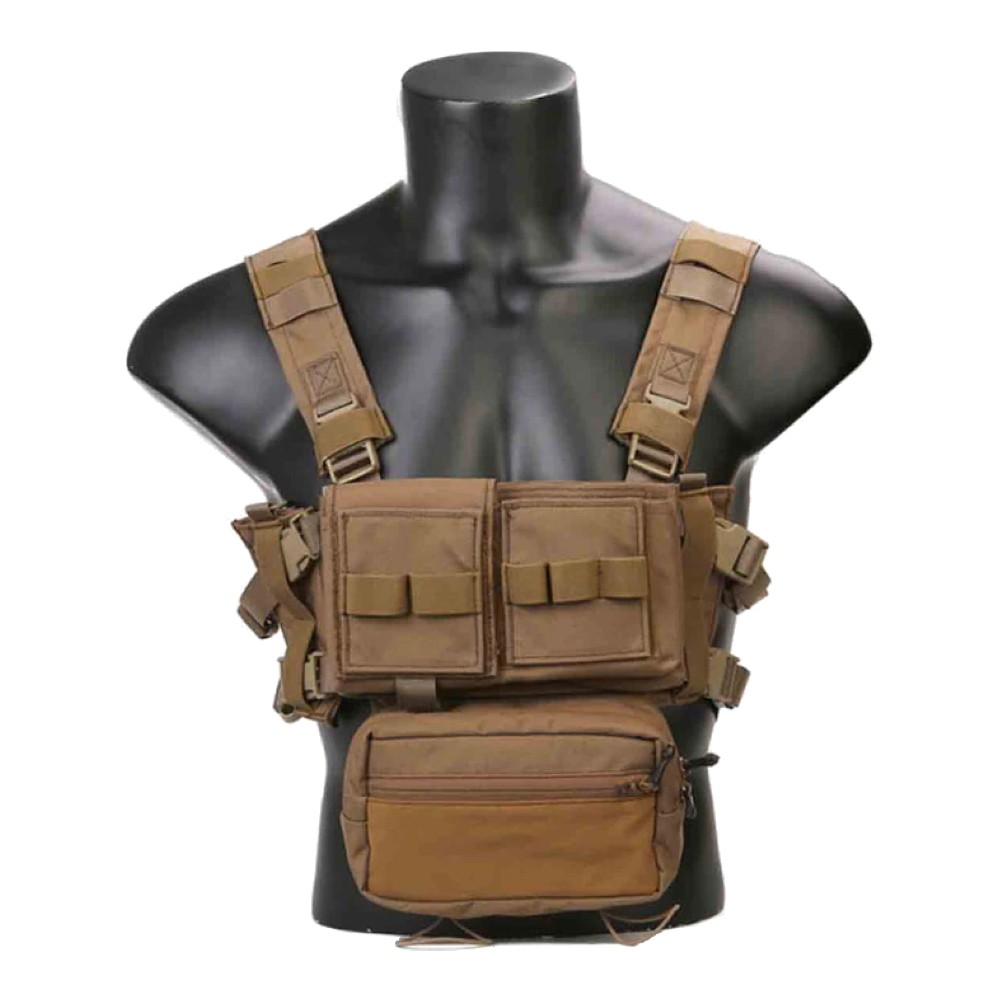 EMERSONGEAR TACTICAL CHEST RIG COYOTE BROWN (EM2961CB) | Jolly Softair