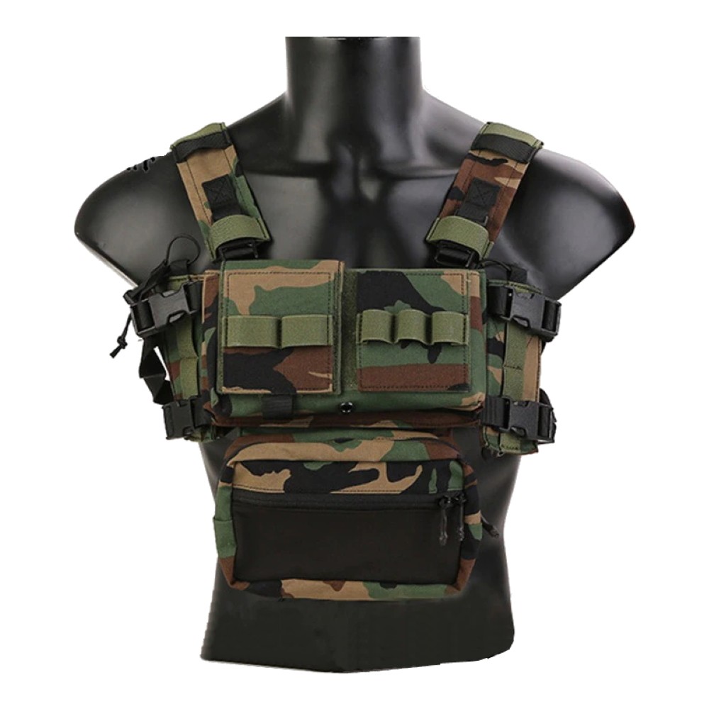 EMERSONGEAR TACTICAL CHEST RIG WOODLAND (EM2961WL) | Jolly Softair