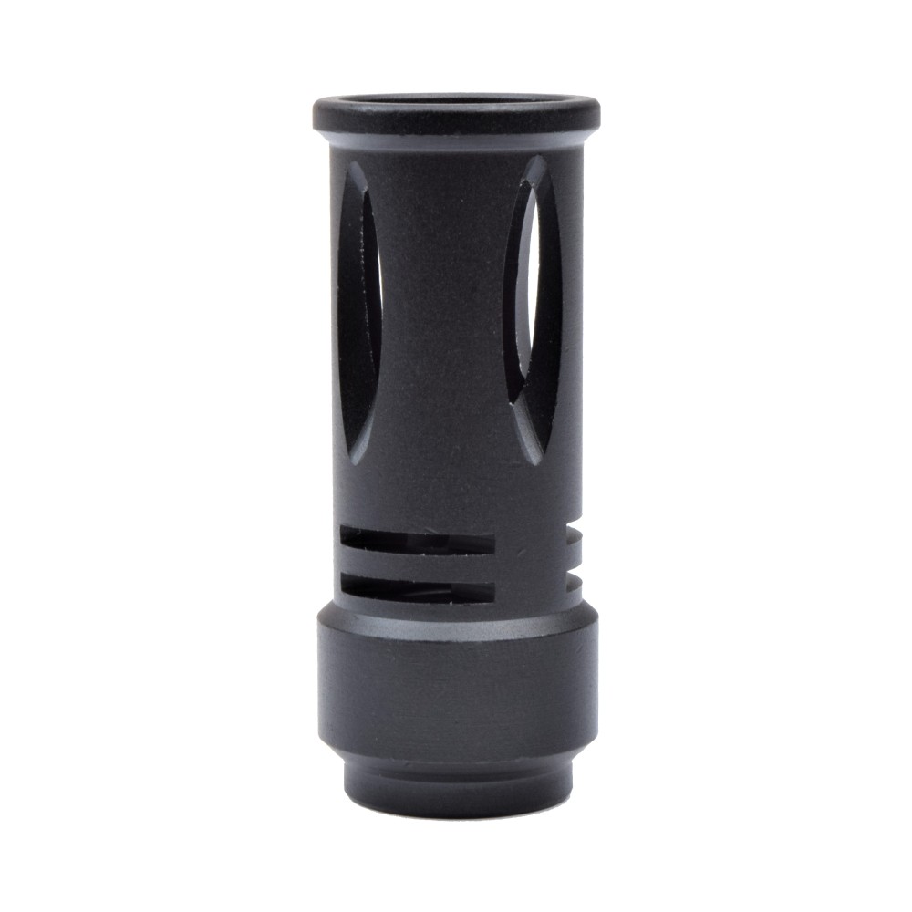 METAL FLASH HIDER 14mm CLOCKCOUNTERWISE THREAD BLACK (SP15)